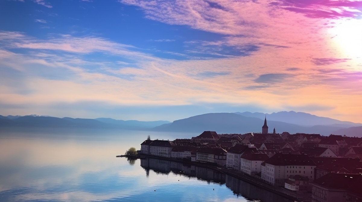 Lausanne avec un beau soleil en 2023 et ses tendances immobilières