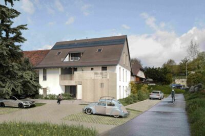 Photo 1 de l'annonce 1590092 - appartement 5.5 pièces avec jardin à cronay