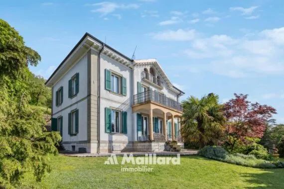 Propriété 7.5 pièces à Grandson avec une dépendance (studio) et vue magnifique sur le lac