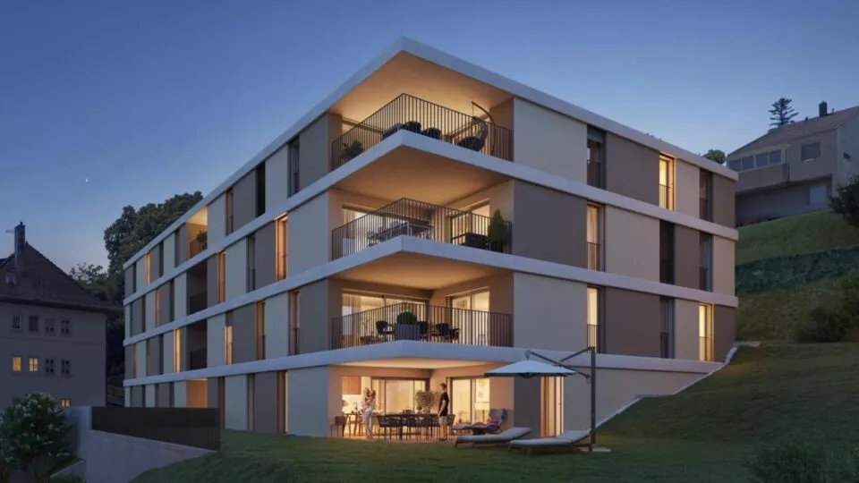 Appartement 4.5 pièces au rez avec jardin à Orbe