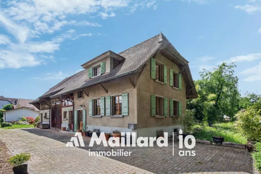 Propriété avec fort potentiel – Terrain de 1’637 m²