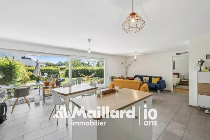 Appartement rez de jardin de 3.5 pièces à Villeneuve