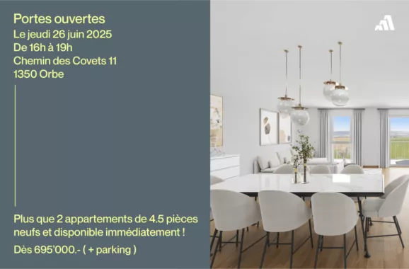Appartement 4.5 pièces à Orbe