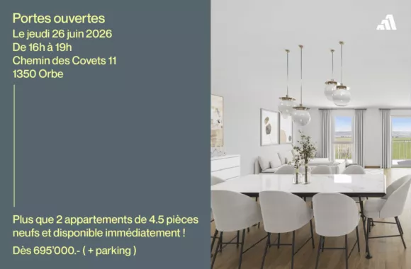 Appartement 4.5 pièces à Orbe