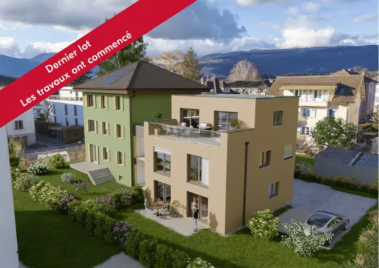 Le chantier a débuté – Duplex 4.5 pièces à Yverdon-les-Bains