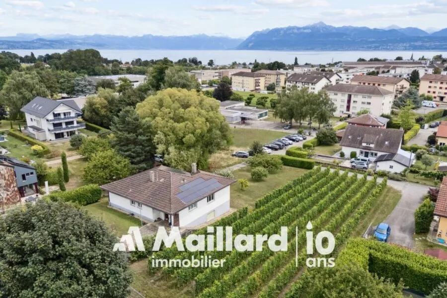 Belle parcelle constructible avec vue sur les Alpes