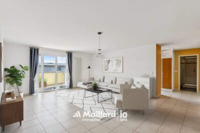 Photo 1 de l'annonce 1636363 - spacieux 4.5 pièces avec 2 balcons et jardin à givisiez
