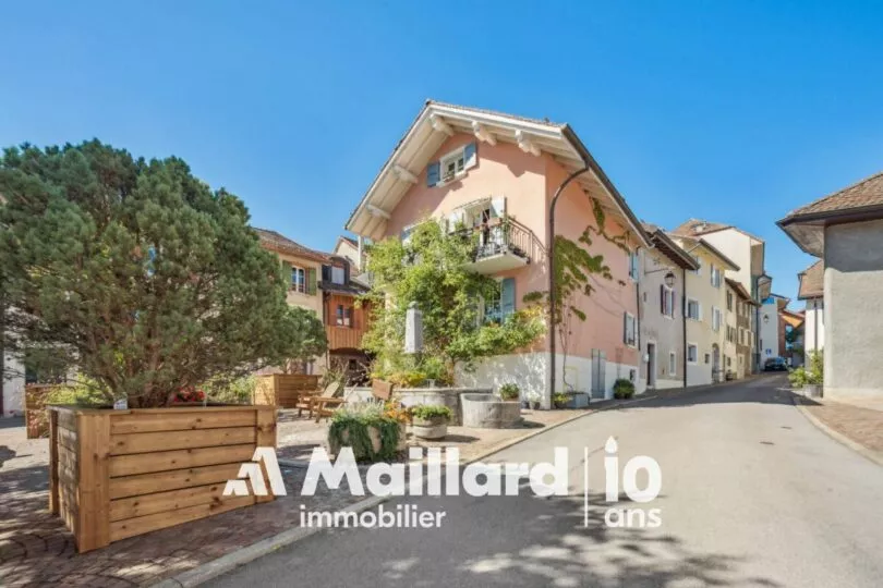 Charmante maison individuelle au coeur du vieux bourg d’Aubonne