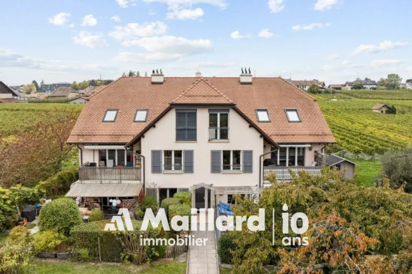 Superbe appartement de 4.5 pièces à Etoy avec vue sur le lac