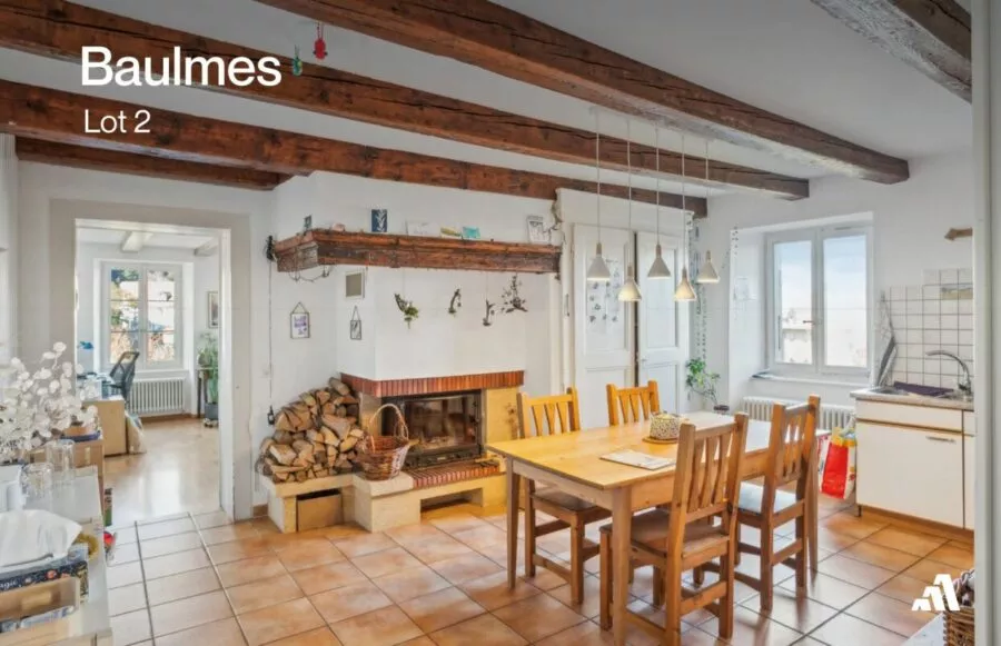 Baulmes – Appartement 3.5 pièces au 1er étage – Loué