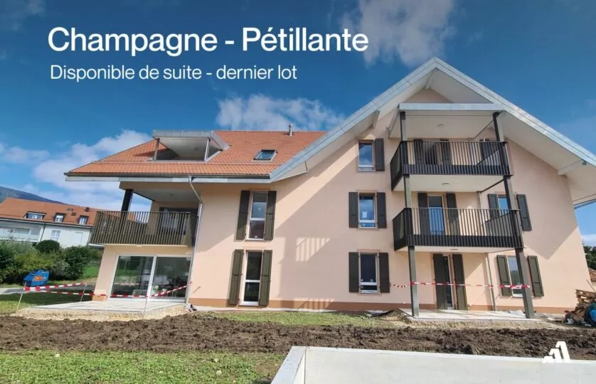 Champagne – Appartement 3.5 pièces disponible de suite
