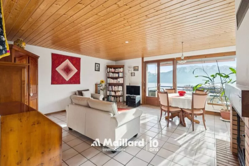 Appartement avec une magnifique vue sur le lac