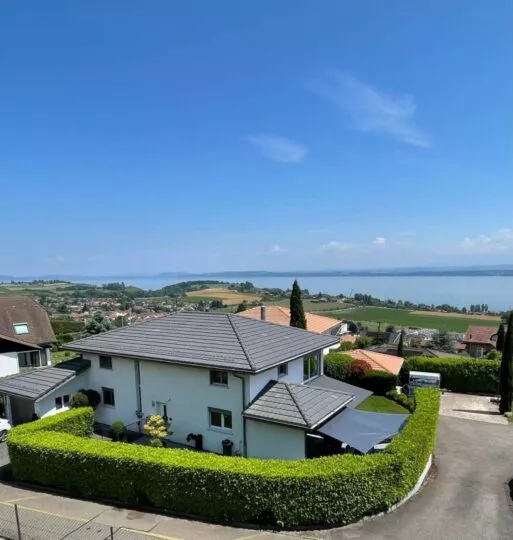 Bevaix – Magnifique villa contemporaine avec vue sur le lac et les Alpes