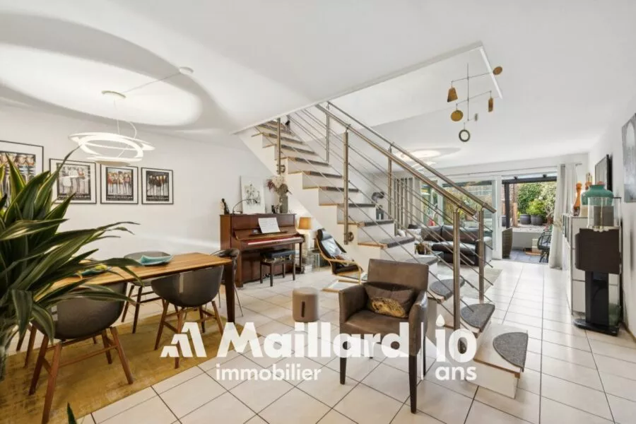 Appartement en duplex avec jardin