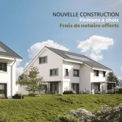 Photo 1 de l'annonce 1700917 - lignerolle – villa mitoyenne neuve de 5.5 pièces