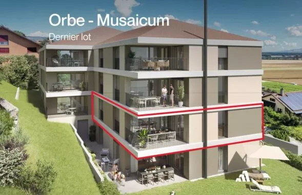 Dernier lot – Orbe – Appartement 4.5 pièces au 1er