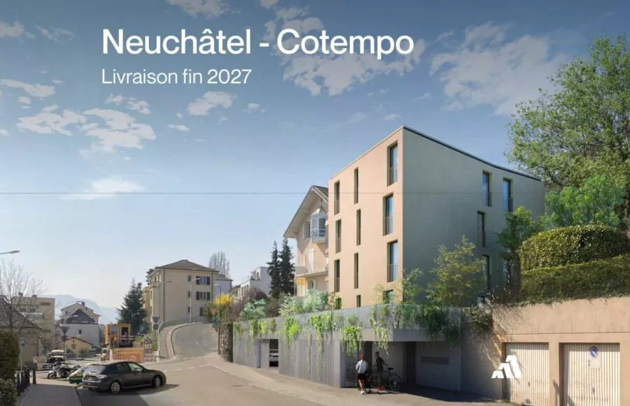 Neuchâtel – Résidence Cotempo : superbe 4.5 pièces proche du centre au 2ème étage