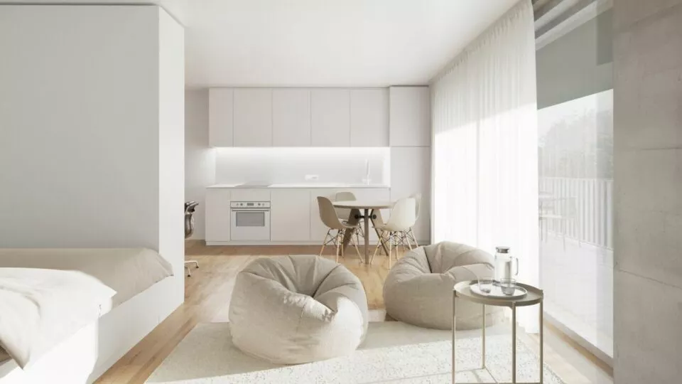 Magnifique et spacieux studio avec balcon