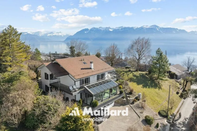 Maison avec magnifique vue à Grandvaux