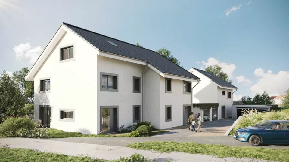 Lignerolle – Villa mitoyenne neuve de 5.5 pièces avec jardin – à 5 min d’Orbe