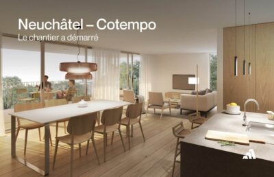 Photo 1 de l'annonce 1723546 - neuchâtel – cotempo : 5.5 pièces proche du centre au 2ème étage – chantier démarré