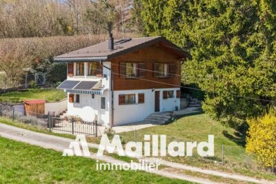 Photo 1 de l'annonce 1737383 - charmant chalet individuel sur parcelle arborisée de 1’407 m²