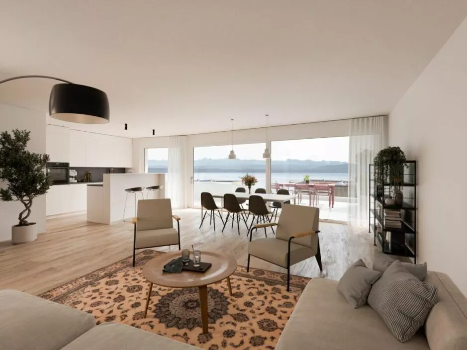 Promotion « Les Capites » – Bevaix – Duplex de 5.5 pièces terrasse panoramique et attique