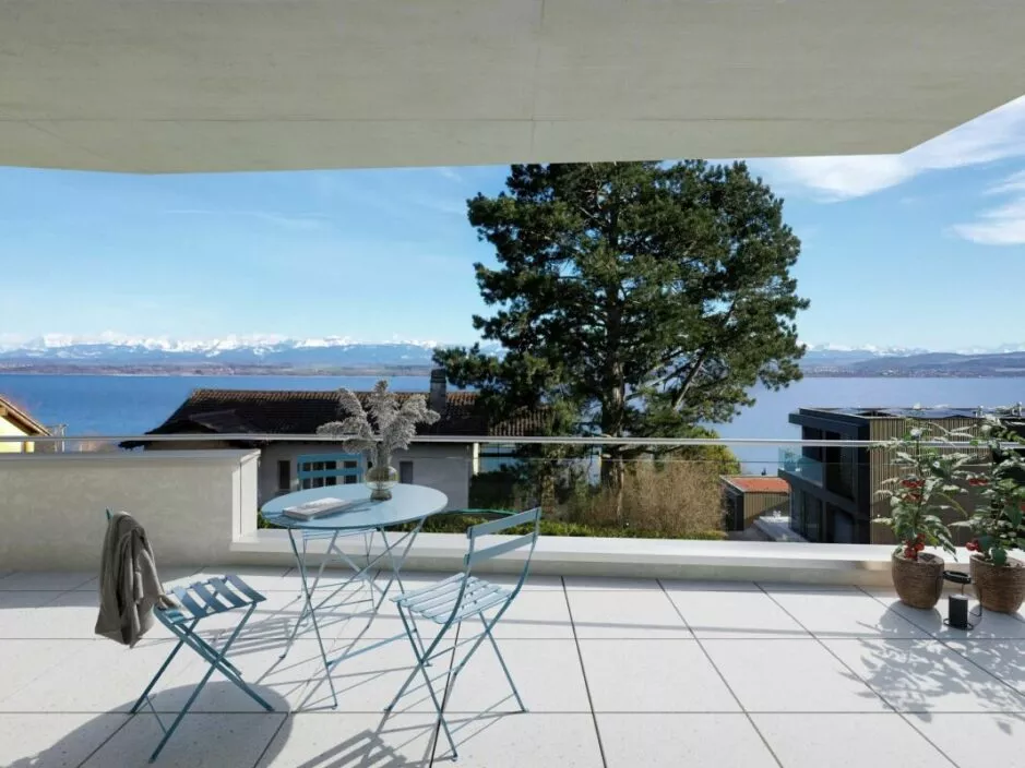 Promotion « Les Capites » – Bevaix – Duplex de 5.5 pièces en attique et terrasse