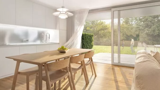 Nyon, Résidence Arboris – Appartement 2.5 pièces au rez-de-chaussée avec jardin