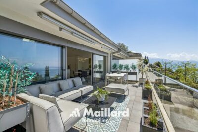 Photo 1 de l'annonce 1742075 - vue lac et calme absolu pour ce superbe appartement contemporain