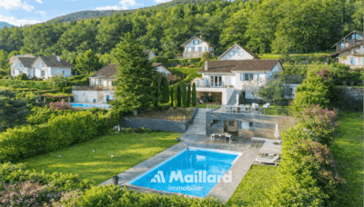 Photo 1 de l'annonce 1755825 - villa d’exception avec vue panoramique sur le mont-blanc, le lac léman et les alpes