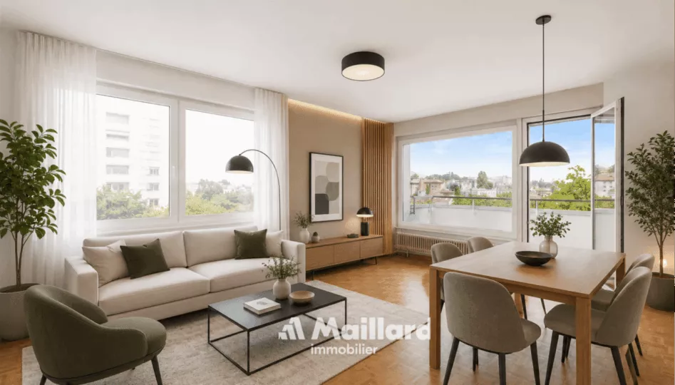 Appartement de 4.5 pièces avec vue sur le lac