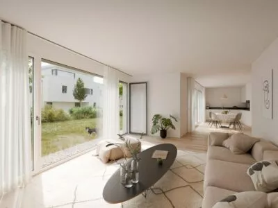 Duplex de 5.5 pièces avec jardin et terrasse – Bevaix | Promotion les Capites