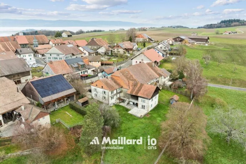 Thierrens – Maison de 5.5 pièces avec important potentiel d’agrandissement