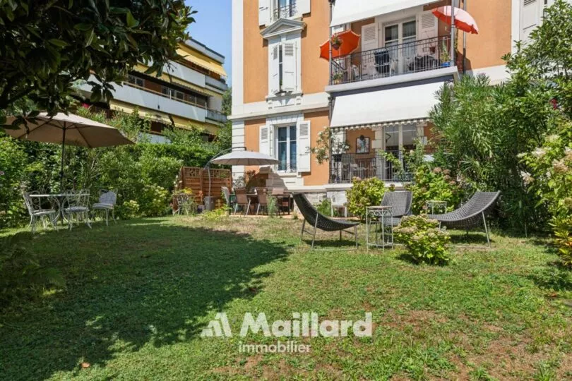 Appartement de caractère avec jardin privatif au coeur de Lausanne