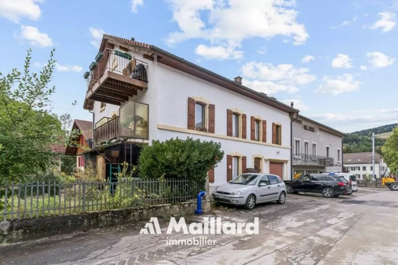 Couvet – Immeuble de rendement de 3 appartements