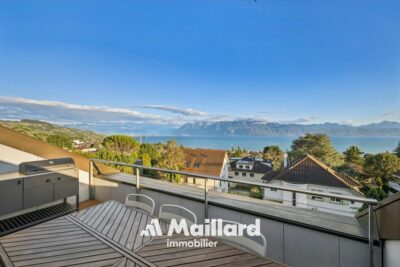 Photo 1 de l'annonce 1793976 - superbe appartement de 4.5 pièces en attique face au lac léman