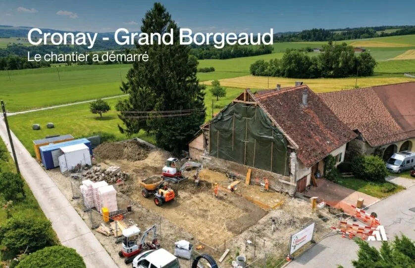 Cronay – Appartement neuf de 5,5 pièces avec grande terrasse et espace extérieur privatif