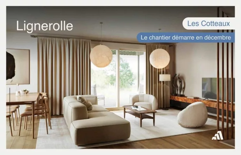 Plein sud, jardin privatif et garage – Les Coteaux